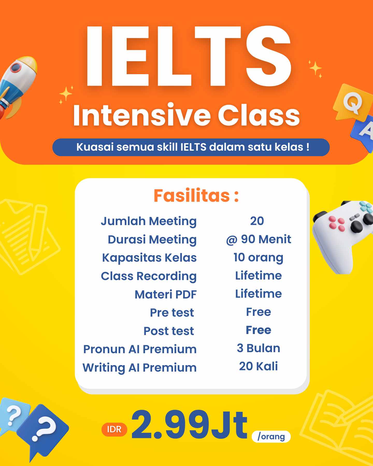IELTS Intensive Class
